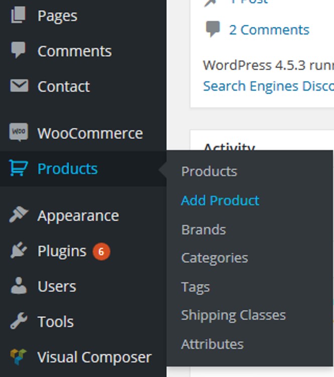 wooommerce add product 1