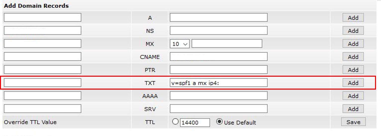directadmin dns management 2