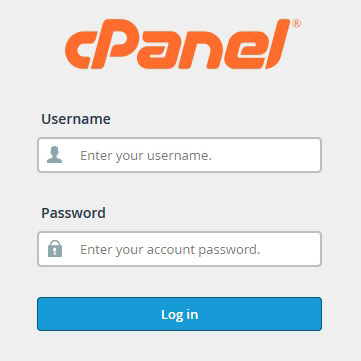 cpanel login page