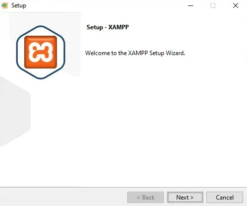 setup XAMPP Wizard