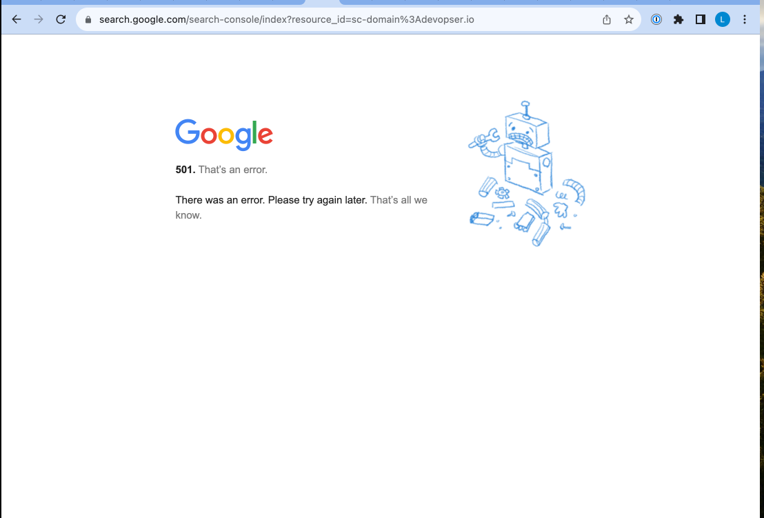 What is Error 501?