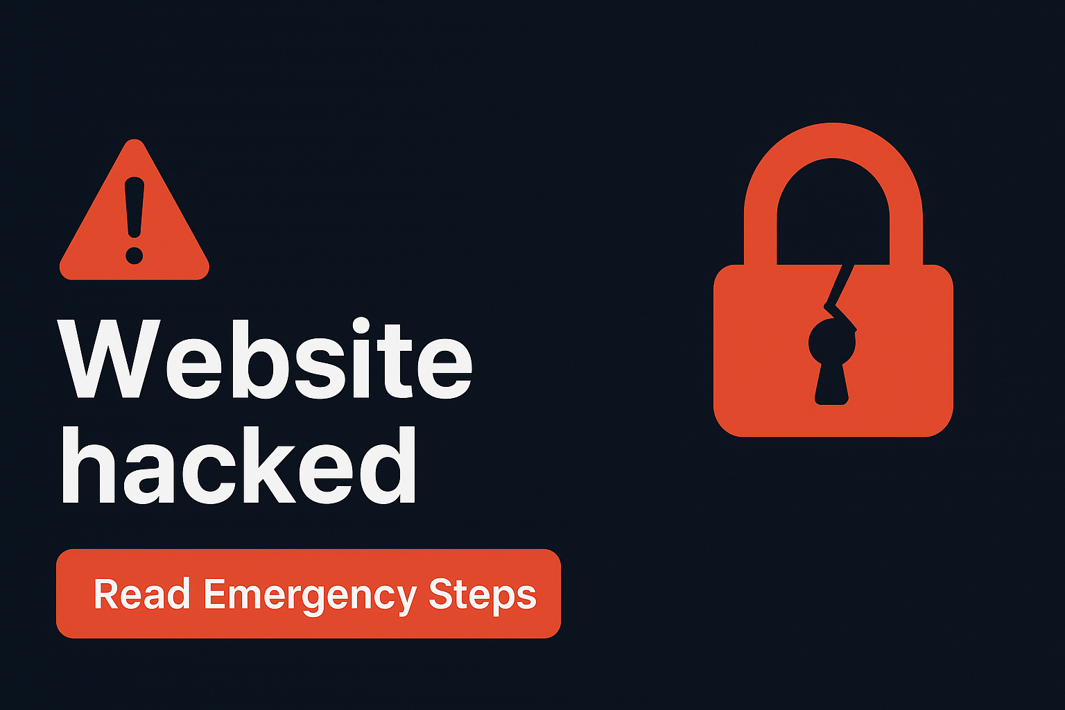 Website hacked what to do ?
