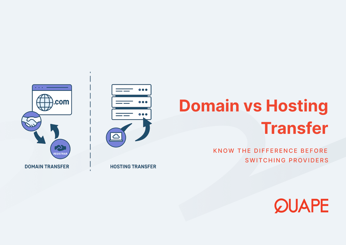 Domain Registrar Transfer vs Hosting Transfer: Don’t Mix Them Up