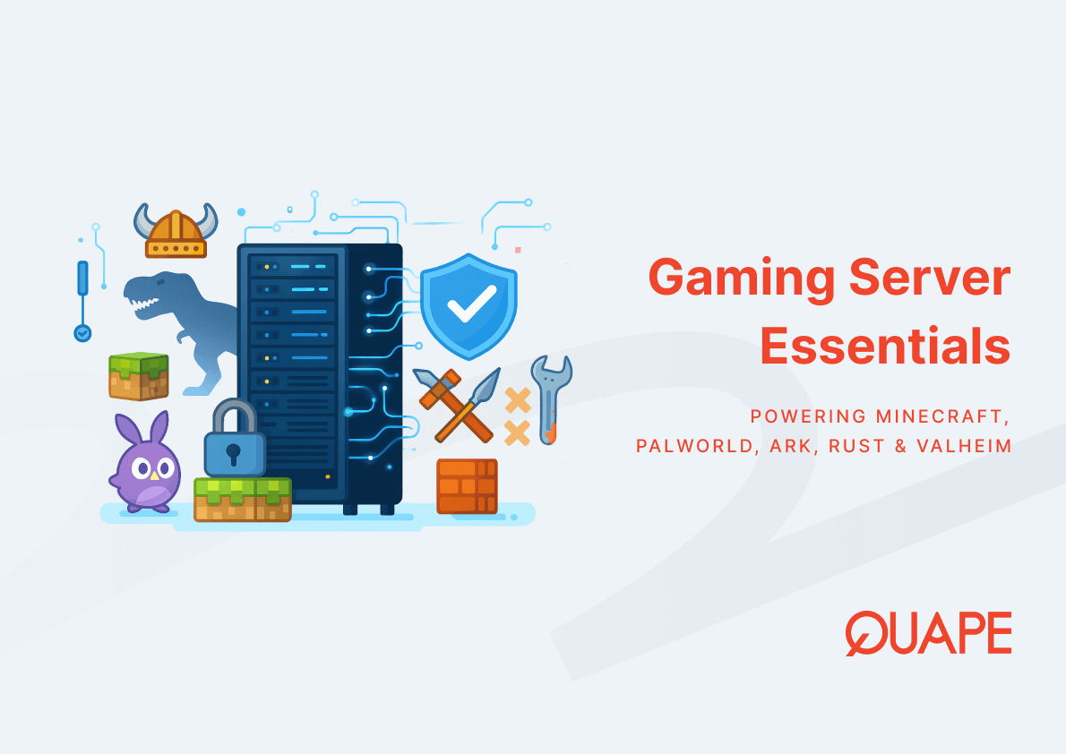 Gaming Dedicated Servers Explained: Minecraft, Palworld, ARK, Rust, Valheim