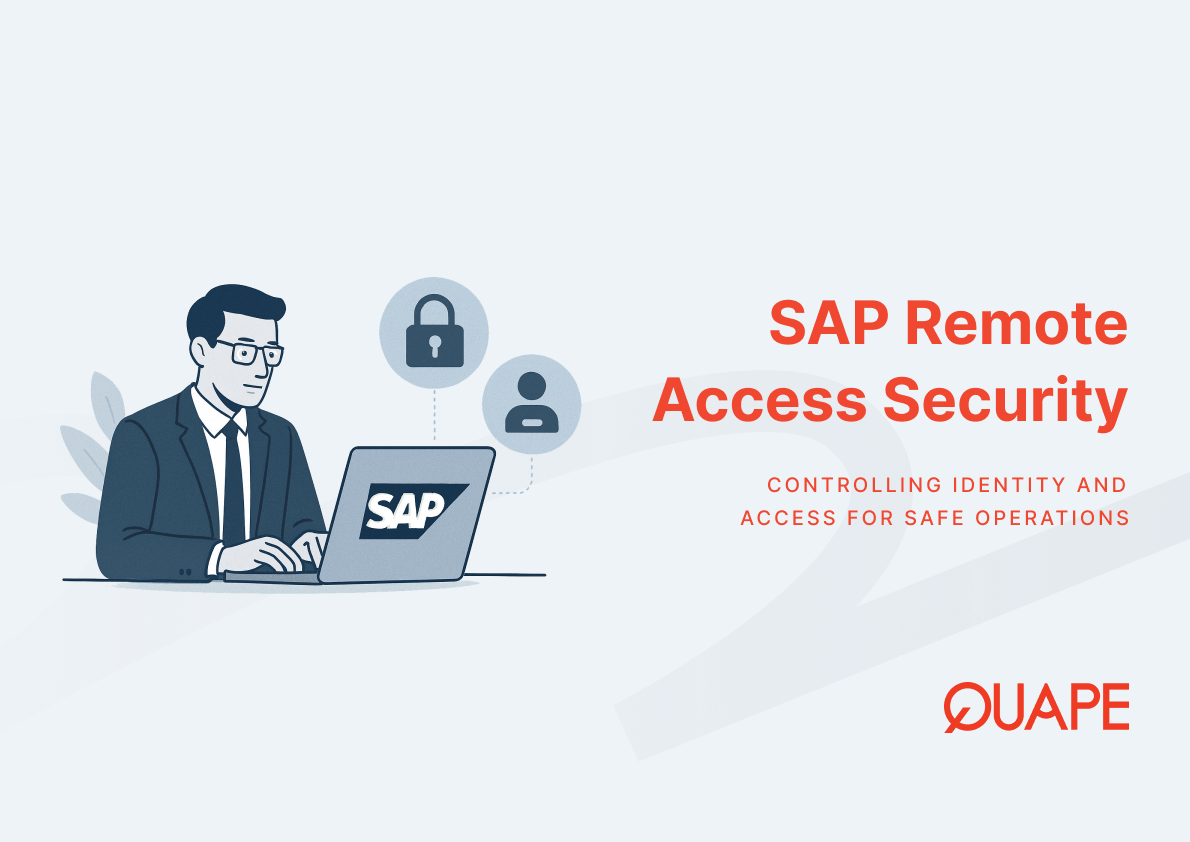 Secure Access & Identity Control for SAP Remote Access