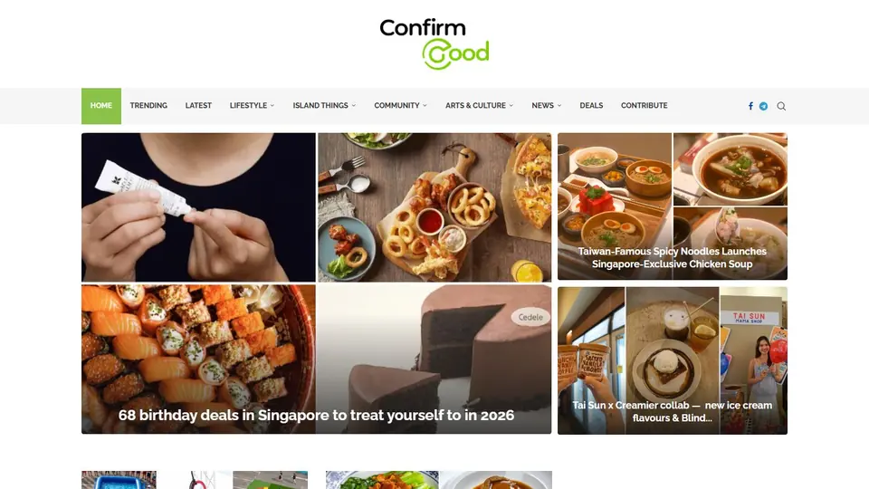 Current Confirm Good website preview