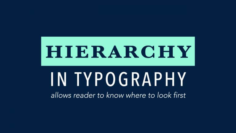 Typography Hierarchy