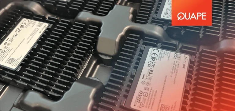 an blaack color nvme hosting storage
