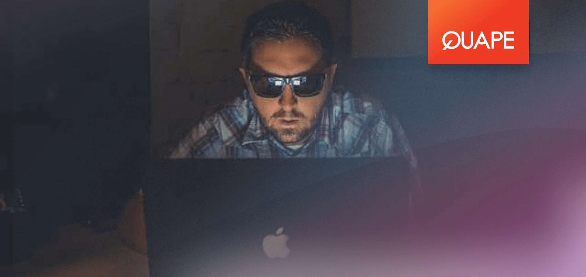 guy with laptop image for article top 10 wordpress hack prevention