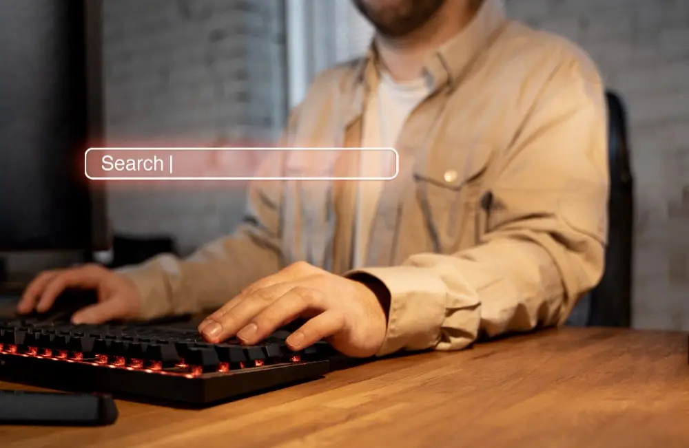 What Is Localhost? A Beginner’s Guide to Understanding and Using Localhost 2 a man with keyboard searching what is localhost