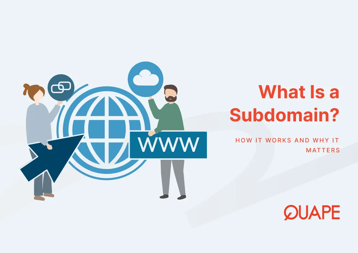 search bar for what is a subdomain
