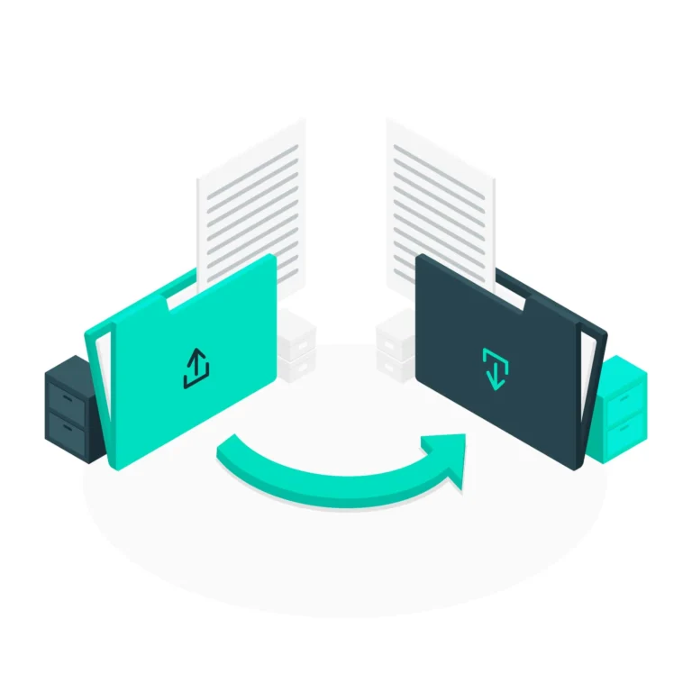 a logo for what is domain transfer