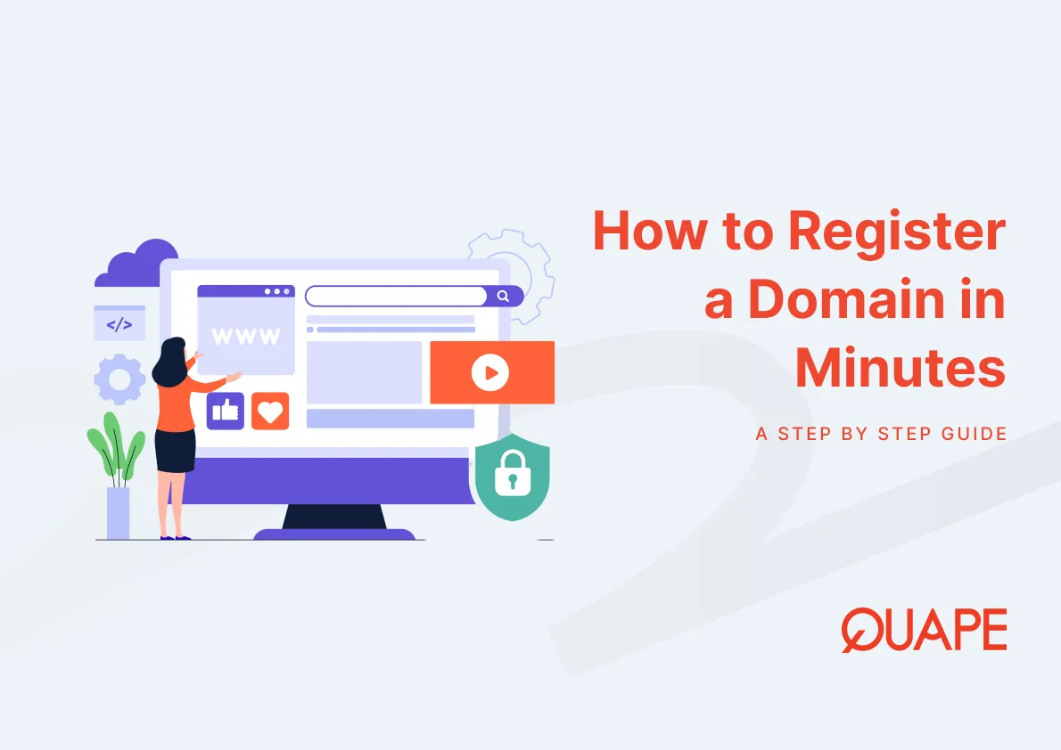 step two on how to register a domain