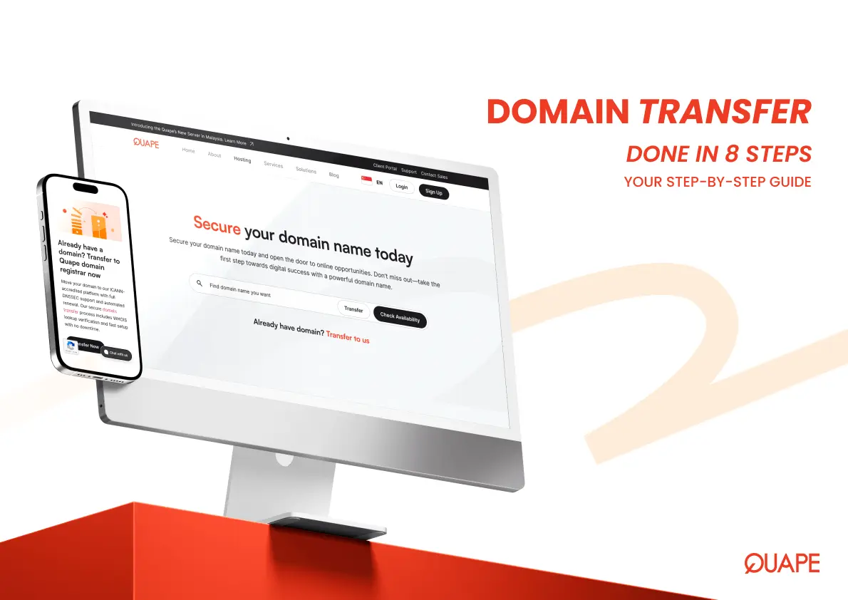 learn how to tranfer a domain name here