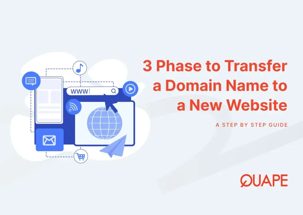 how to transfer a domain name to a new website