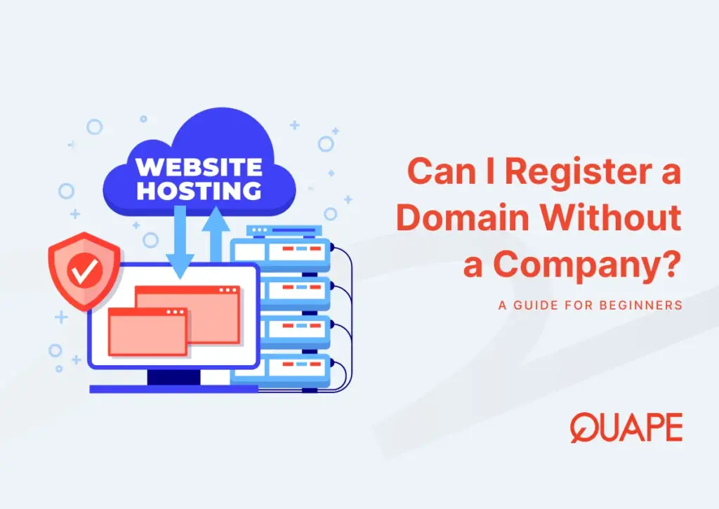 register a domain without a company