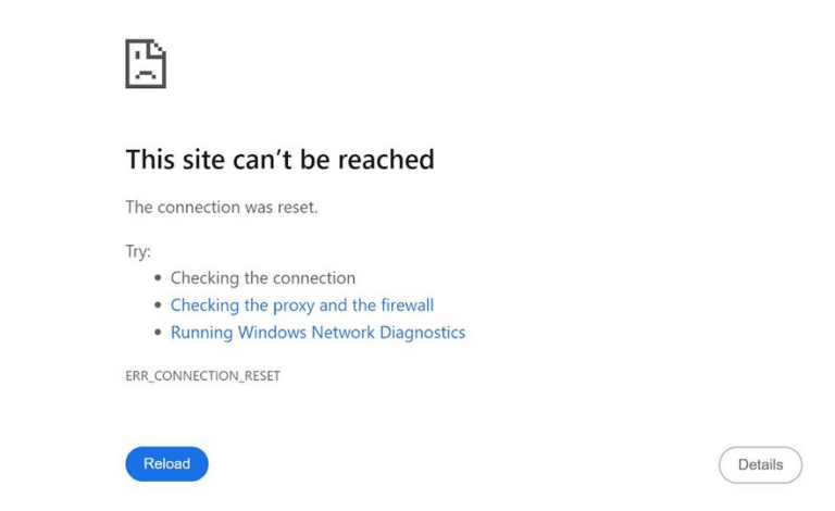 How to Fix Err_Connection_Reset and Its Causes