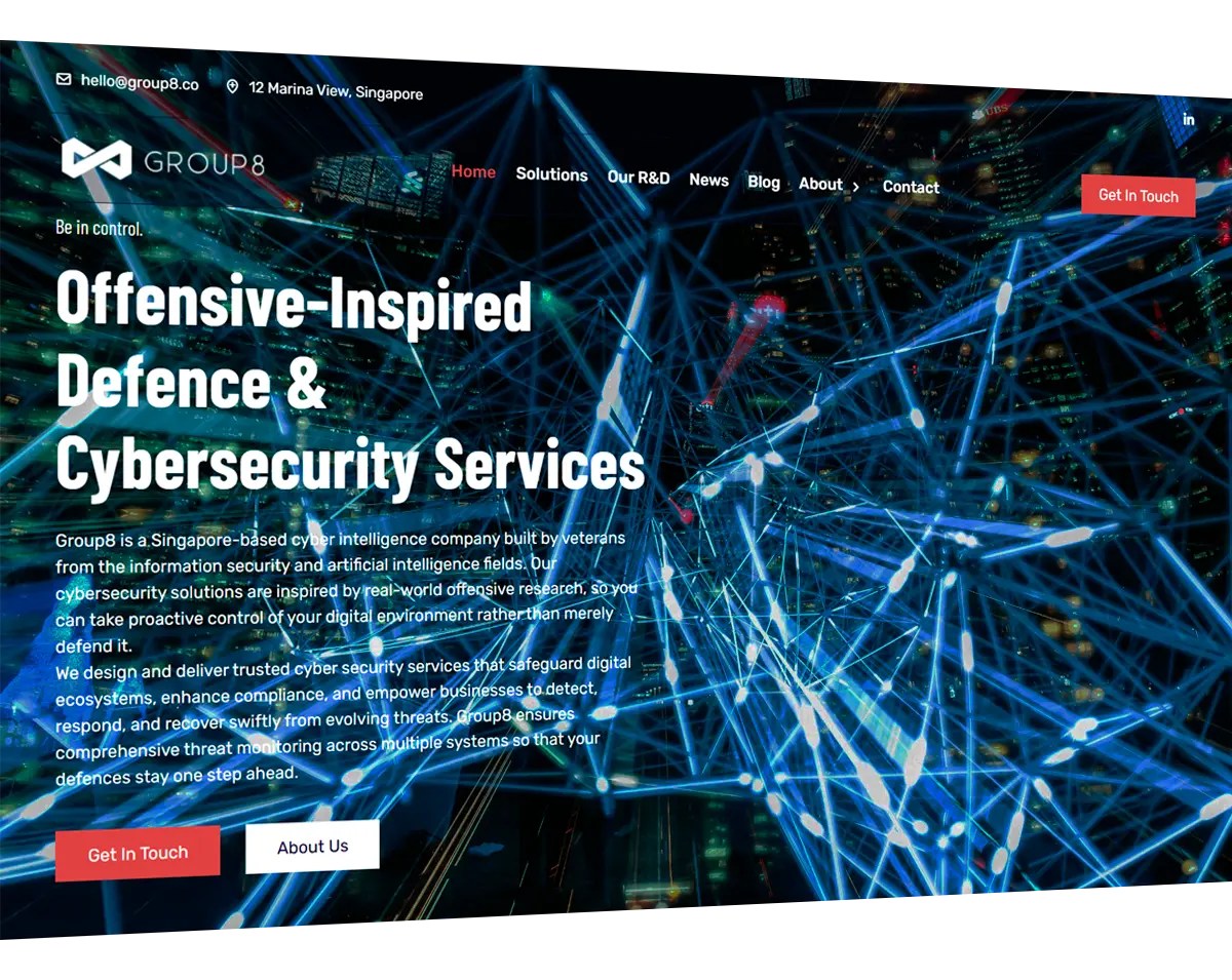 group 8 website