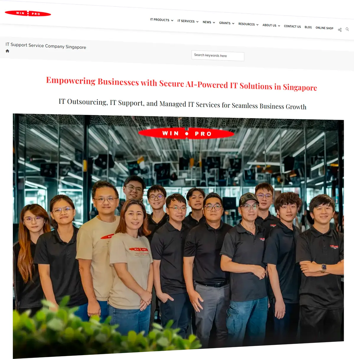 win pro website